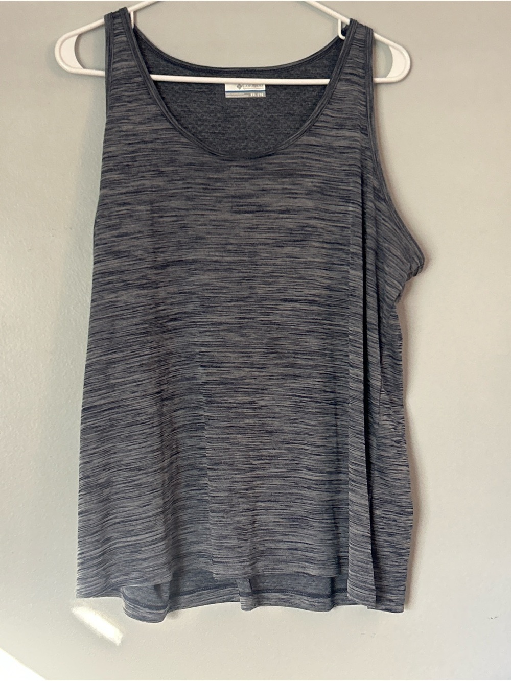 Columbia Women's Heathered Dark Gray Tank Top